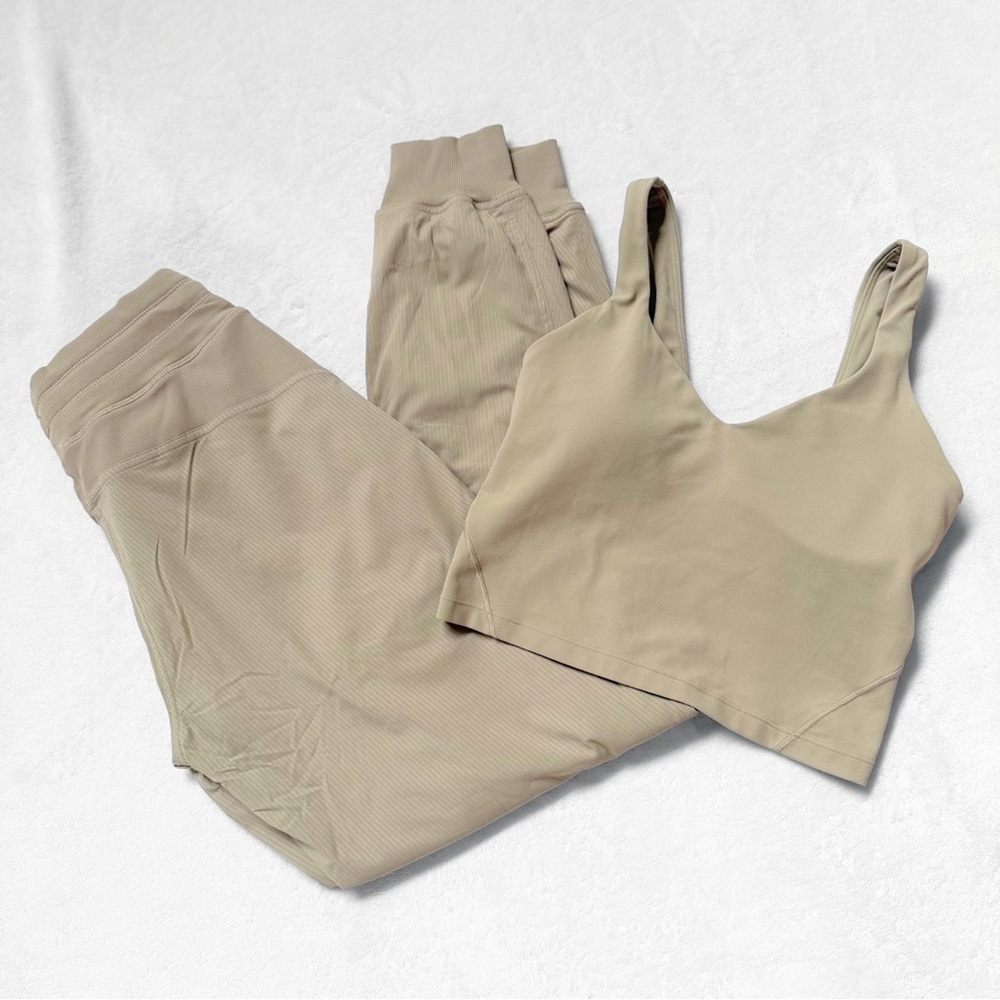 NWT Lululemon Dance Studio Mid-Rise Jogger Lined *Regular – Sheer Oak – Size 4 - Picture 12 of 13